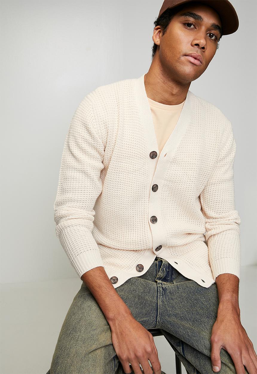 Brave Soul - Button Through Cardigan - Oatmeal