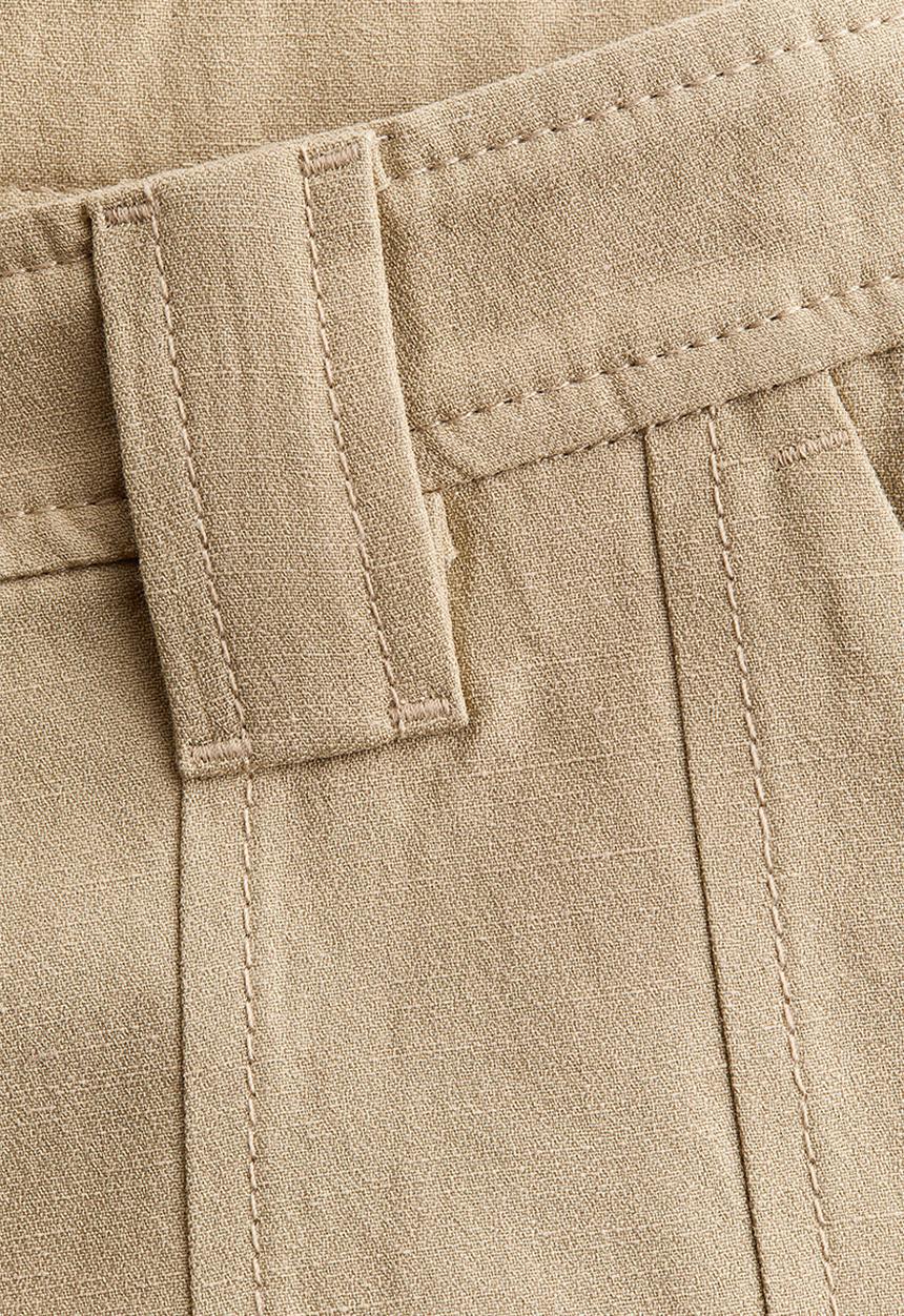 H&M - H&M Studio: Linen-blend shorts - beige