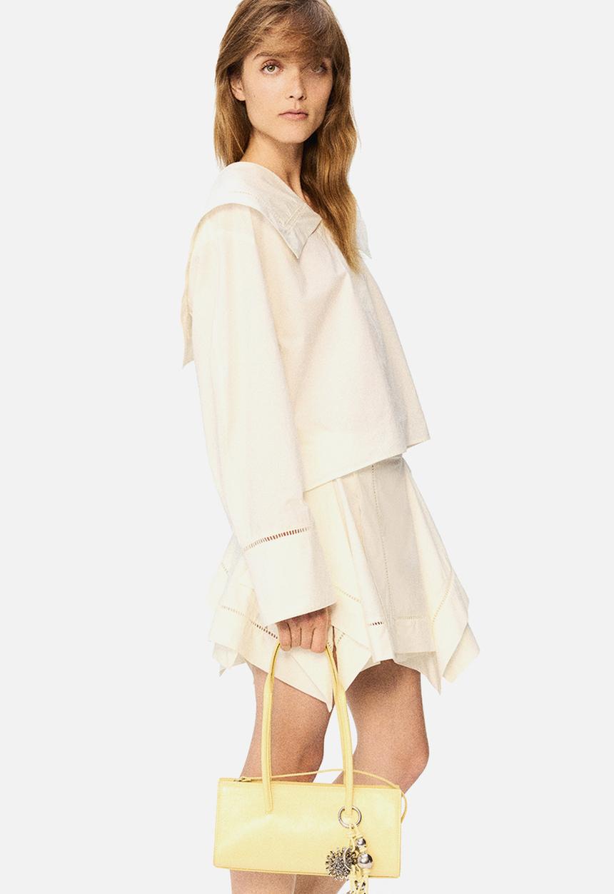 H&M - H&M Studio: Sailor-collared poplin blouse - cream