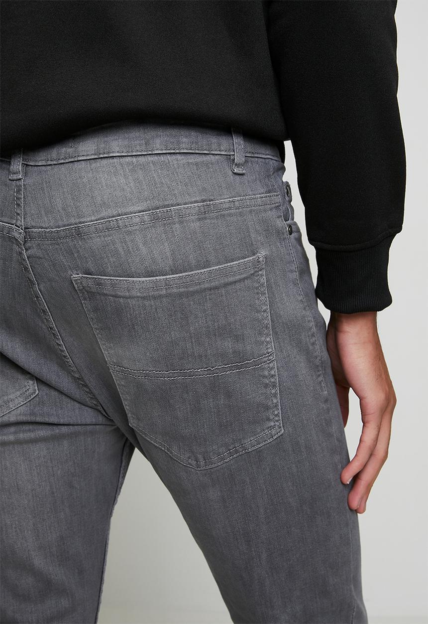 Brave Soul - Denim Skinny Fit Jean - Grey Reg Length
