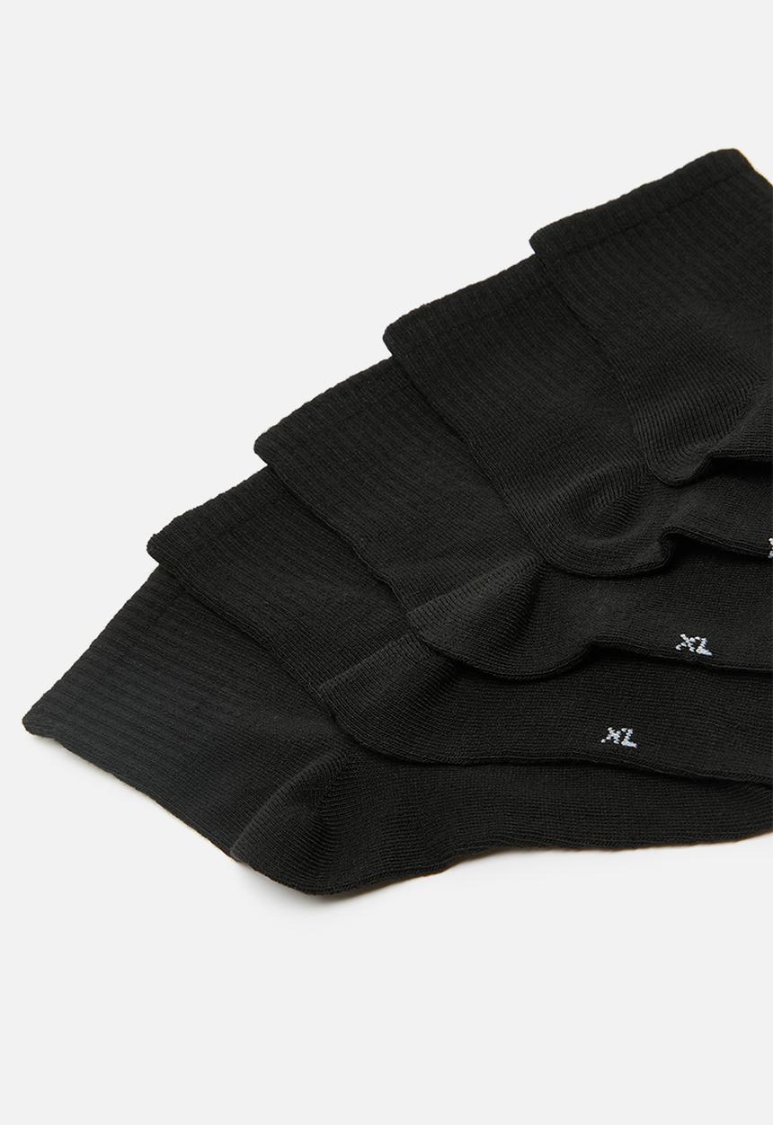 Pop Candy - 5 pack crew socks - black