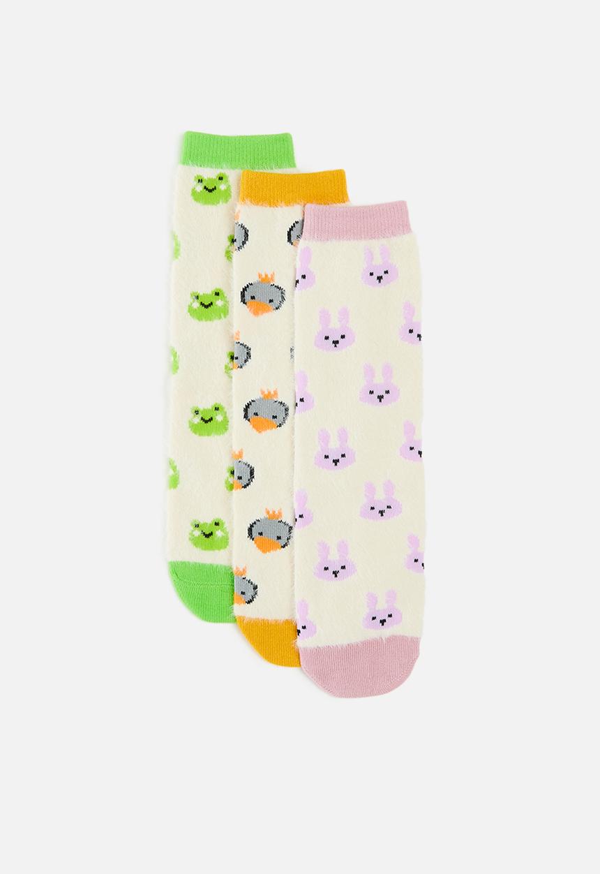 Pop Candy - 3 pack ankle socks - multicolour/creatures
