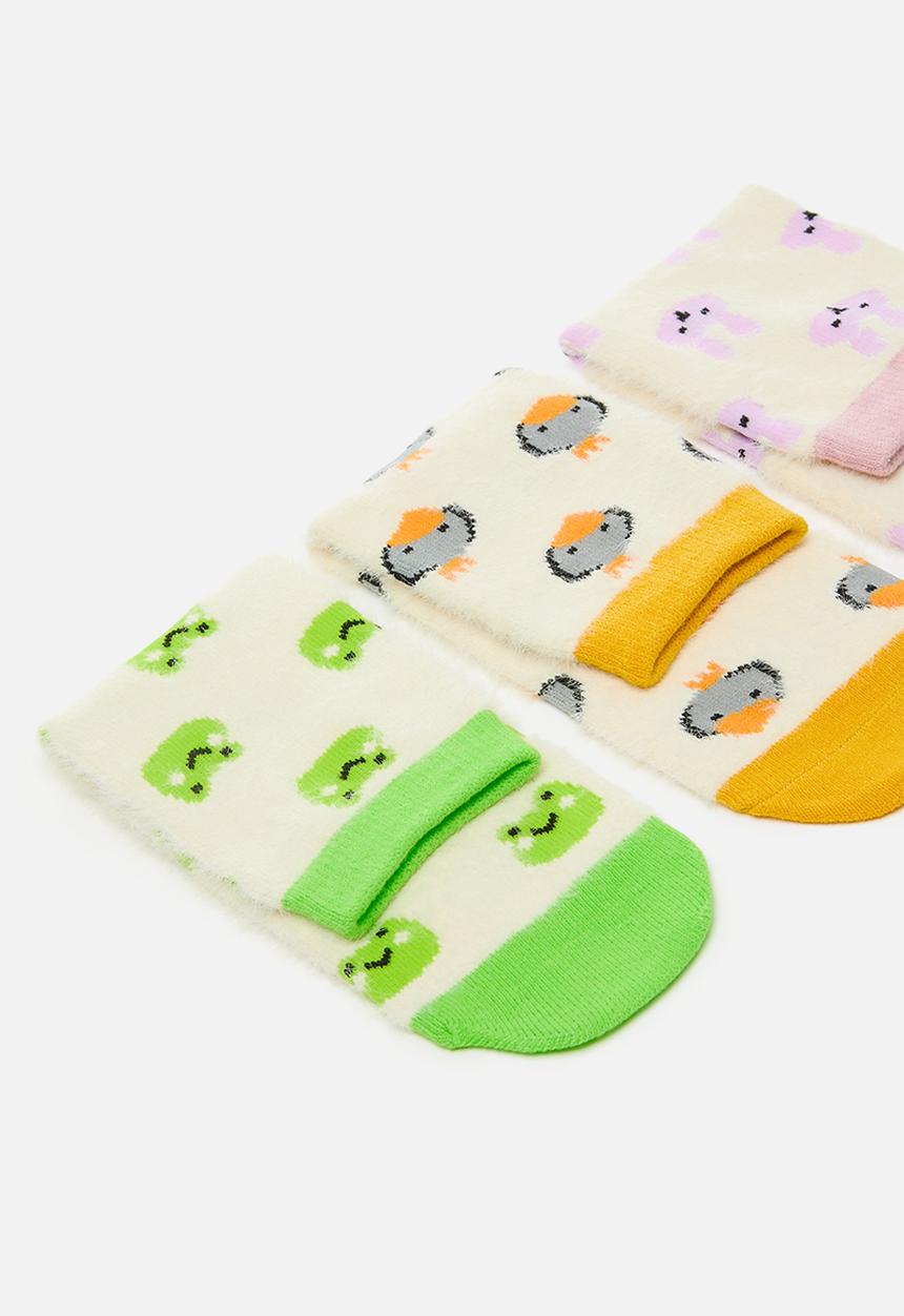 Pop Candy - 3 pack ankle socks - multicolour/creatures