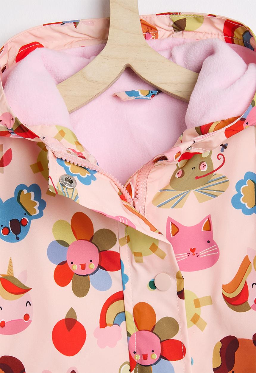 Pop Candy - Printed hooded jacket - melon pink/multi