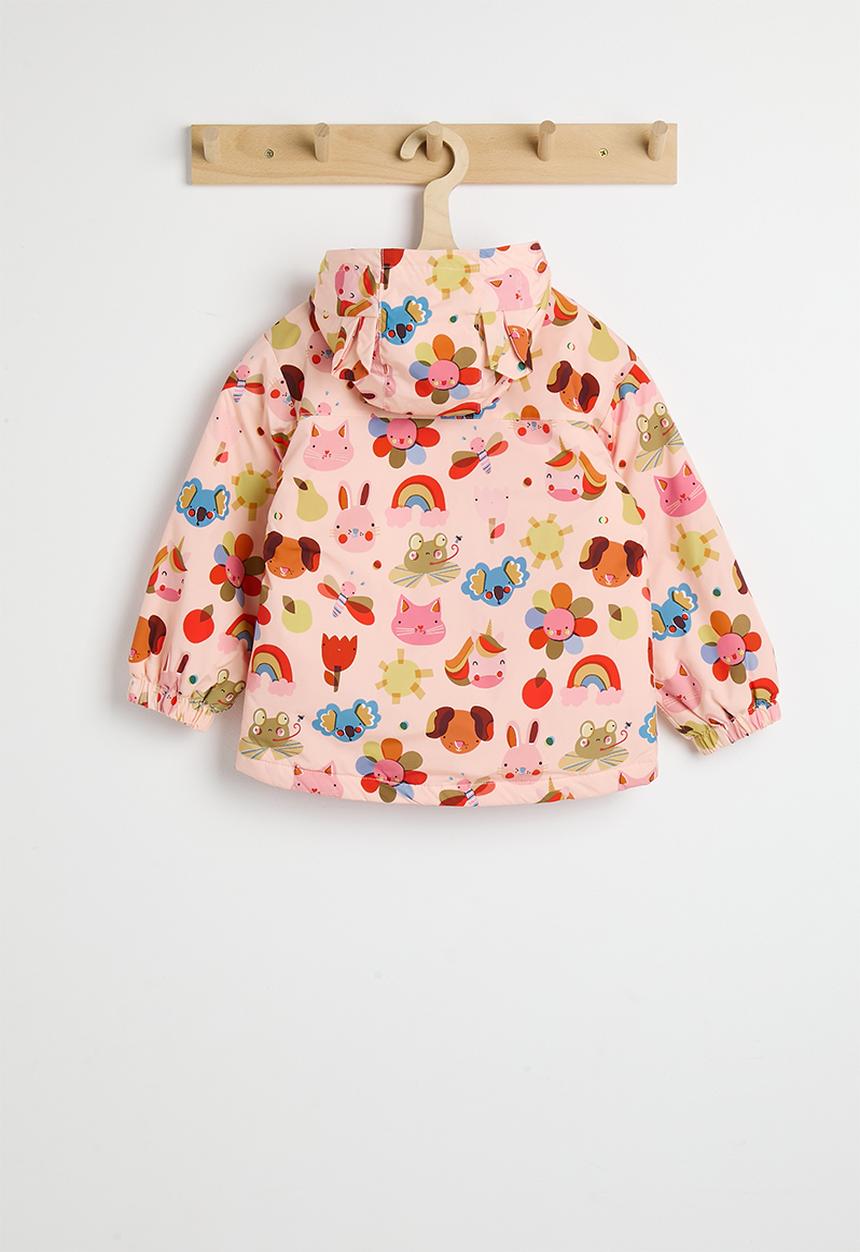 Pop Candy - Printed hooded jacket - melon pink/multi