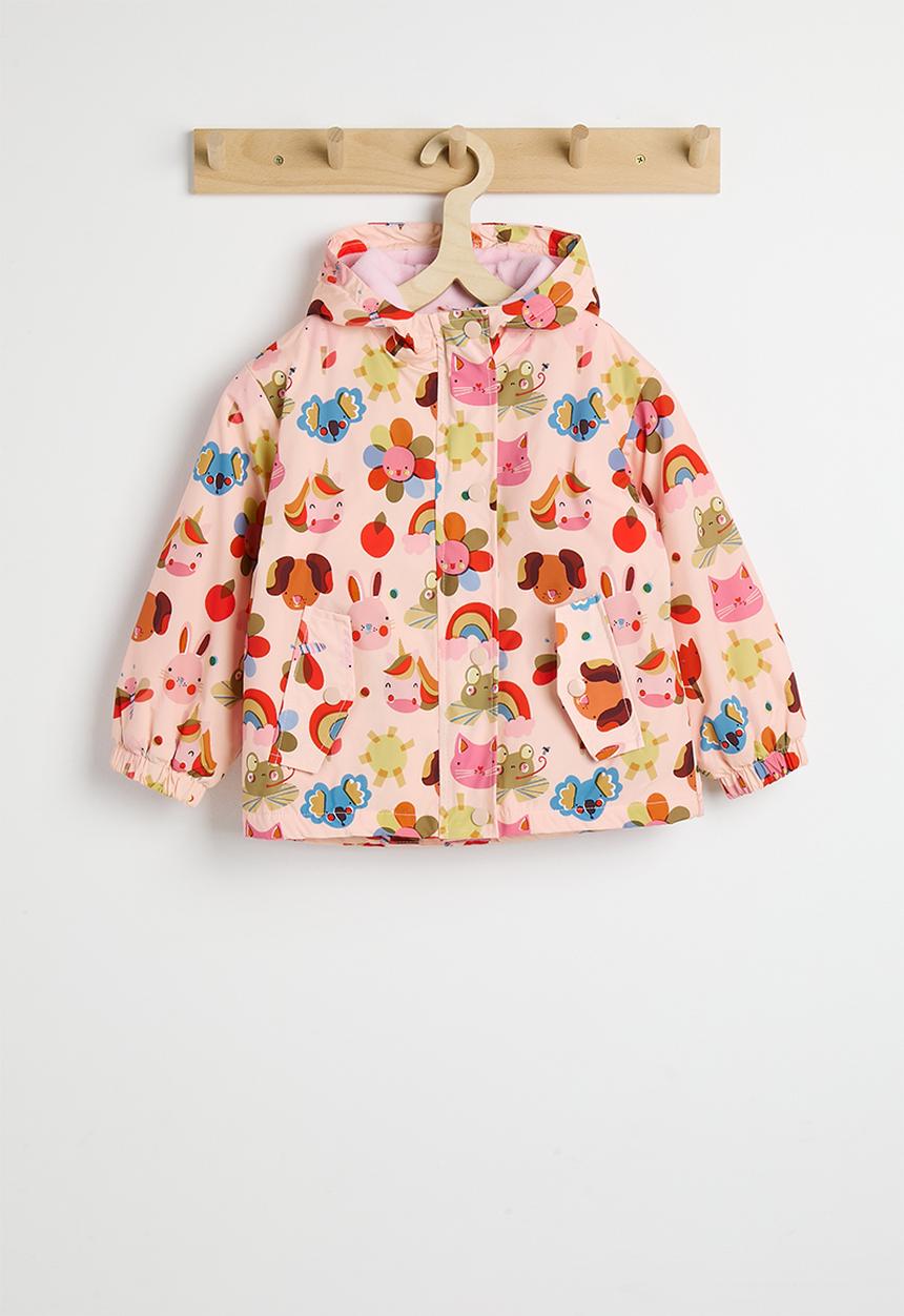 Pop Candy - Printed hooded jacket - melon pink/multi