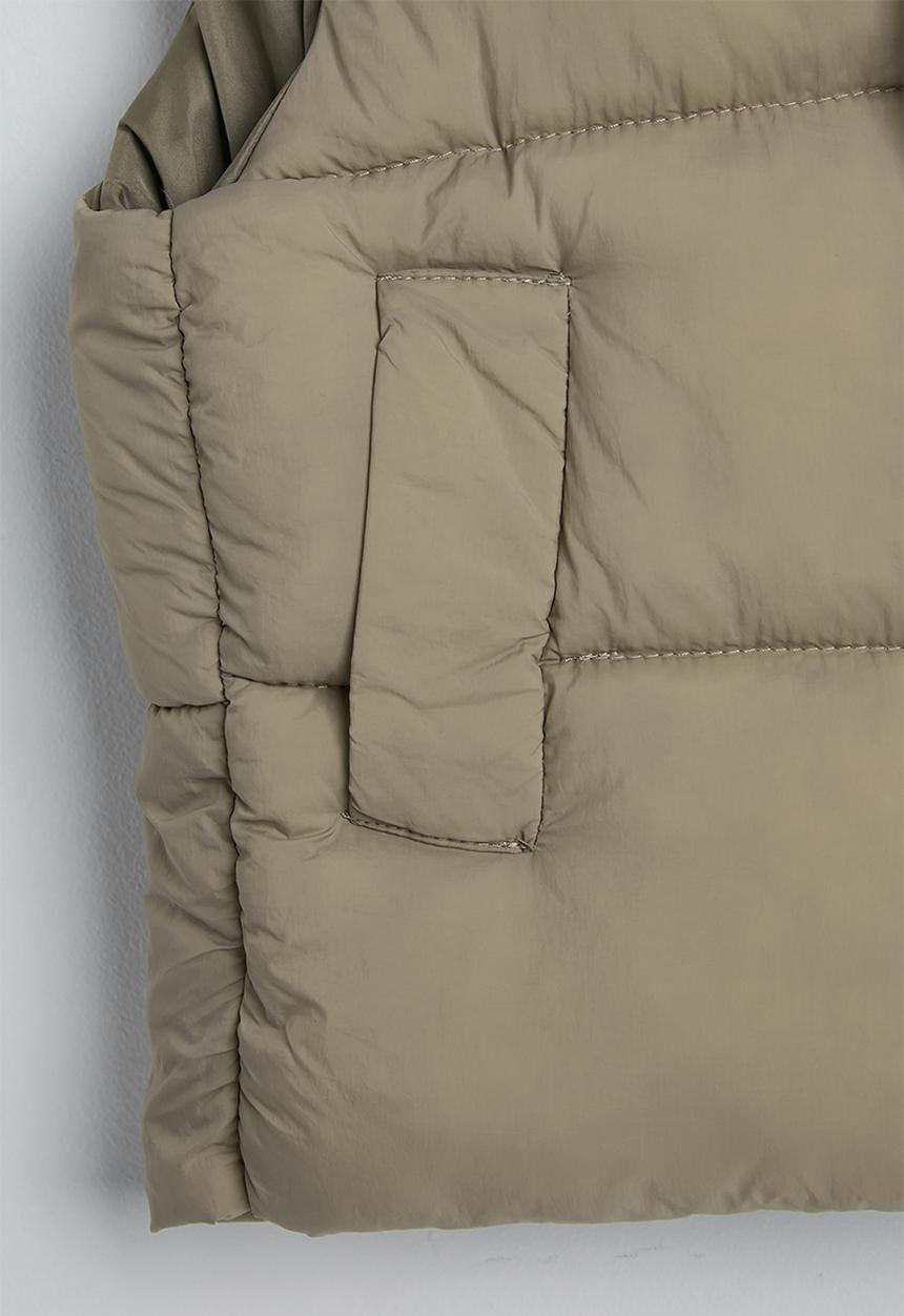 Pop Candy - Puffer vest - khaki