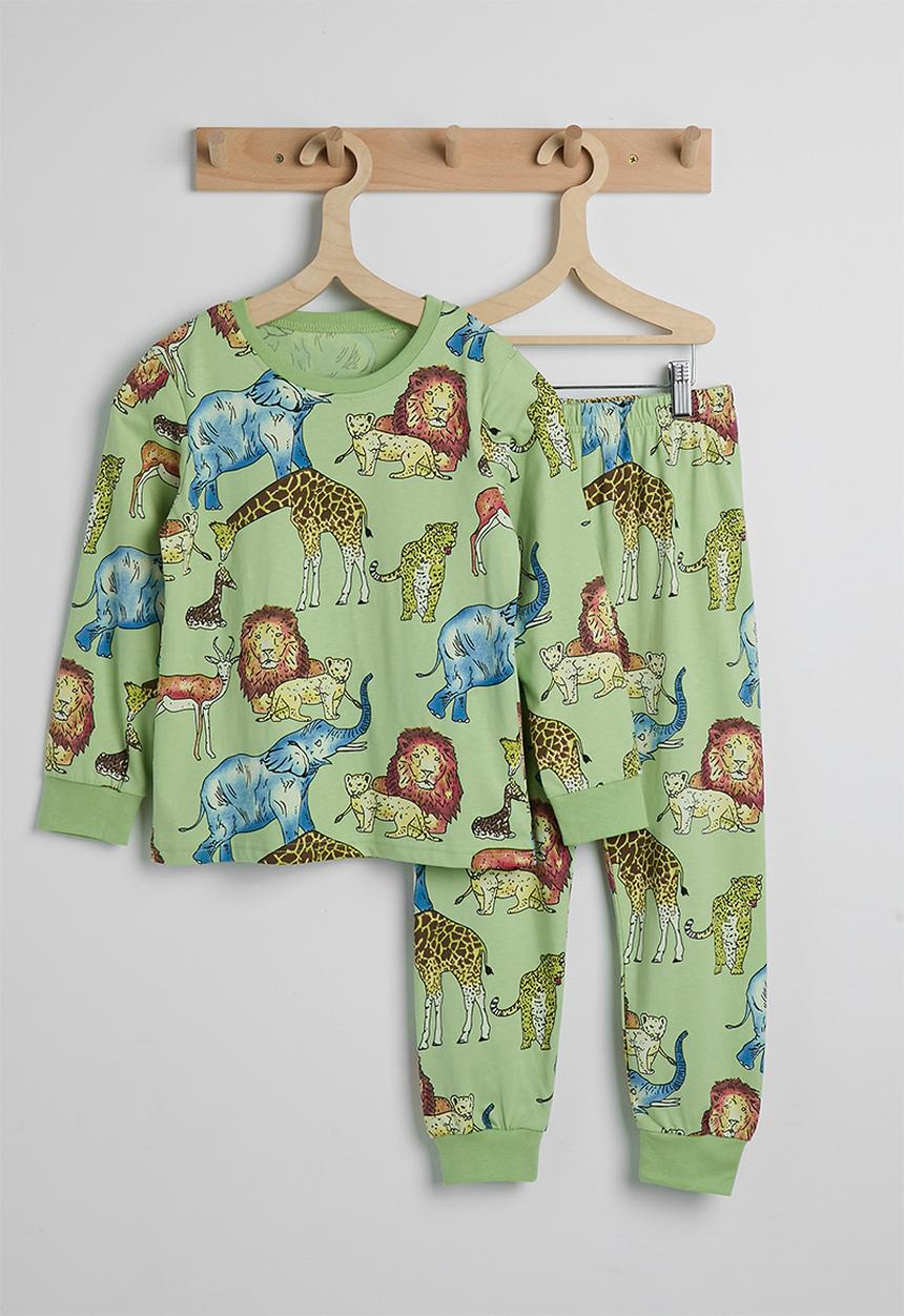 Pop Candy - Pj set - green/safari multi