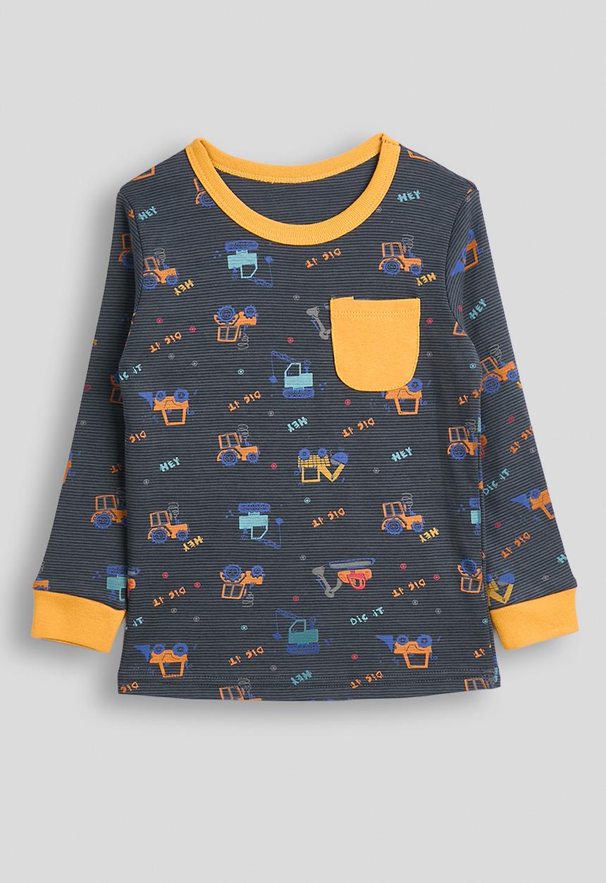 Pop Candy - Pj set - navy/mustard/multi