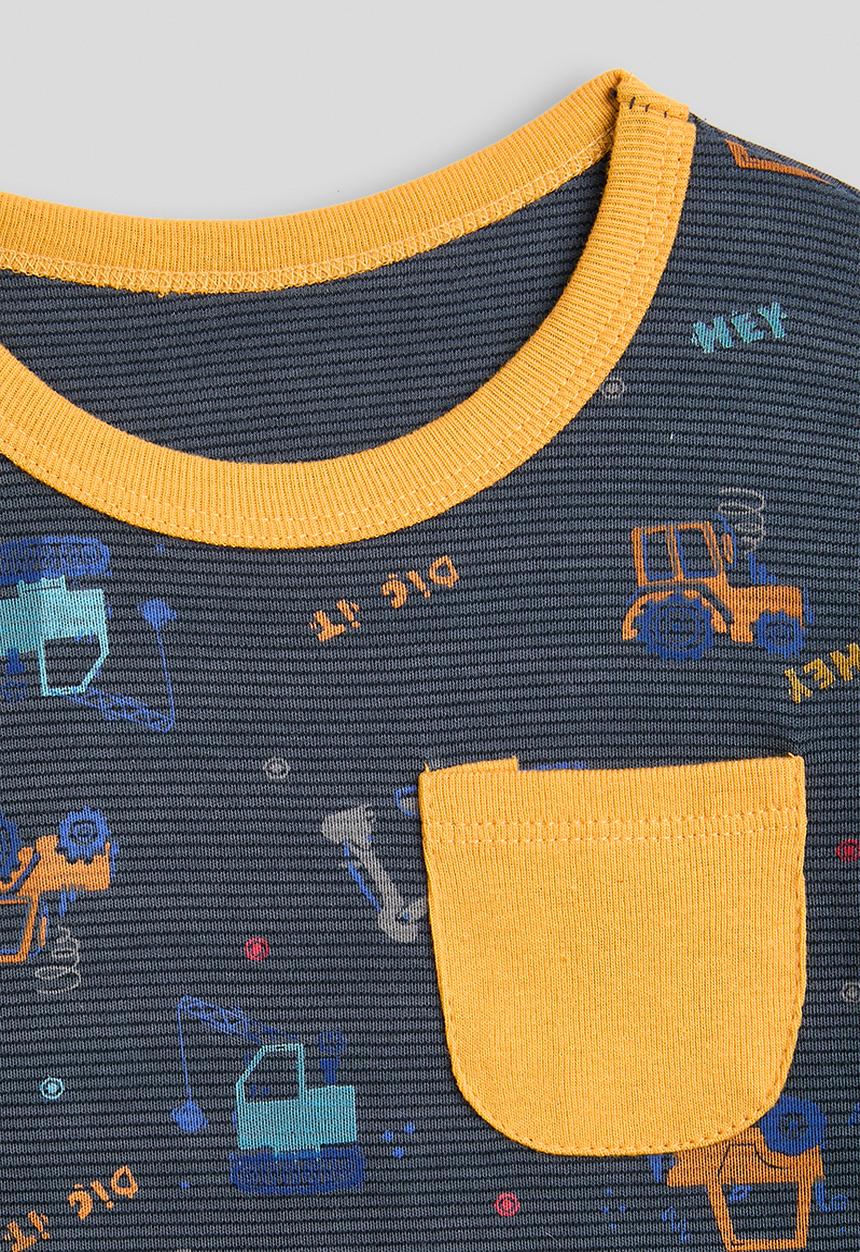 Pop Candy - Pj set - navy/mustard/multi