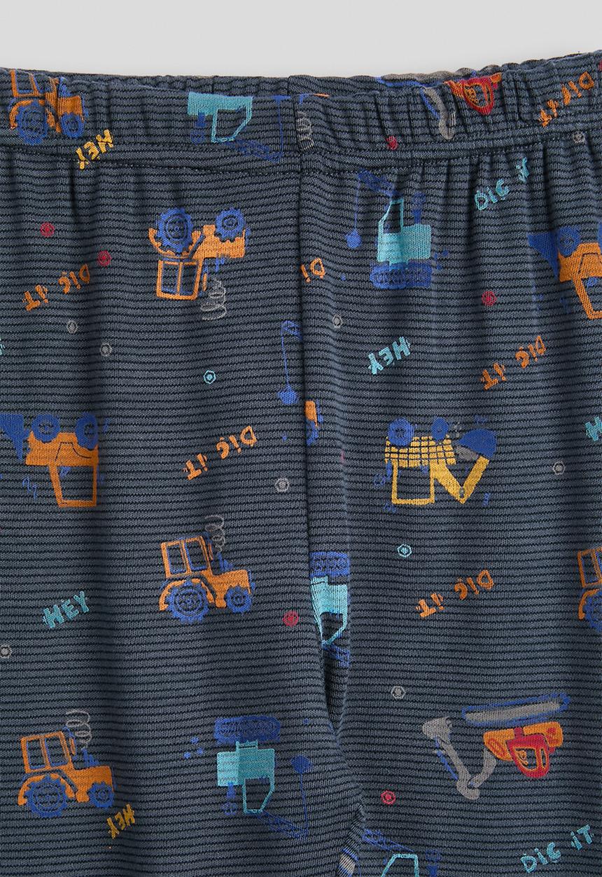 Pop Candy - Pj set - navy/mustard/multi