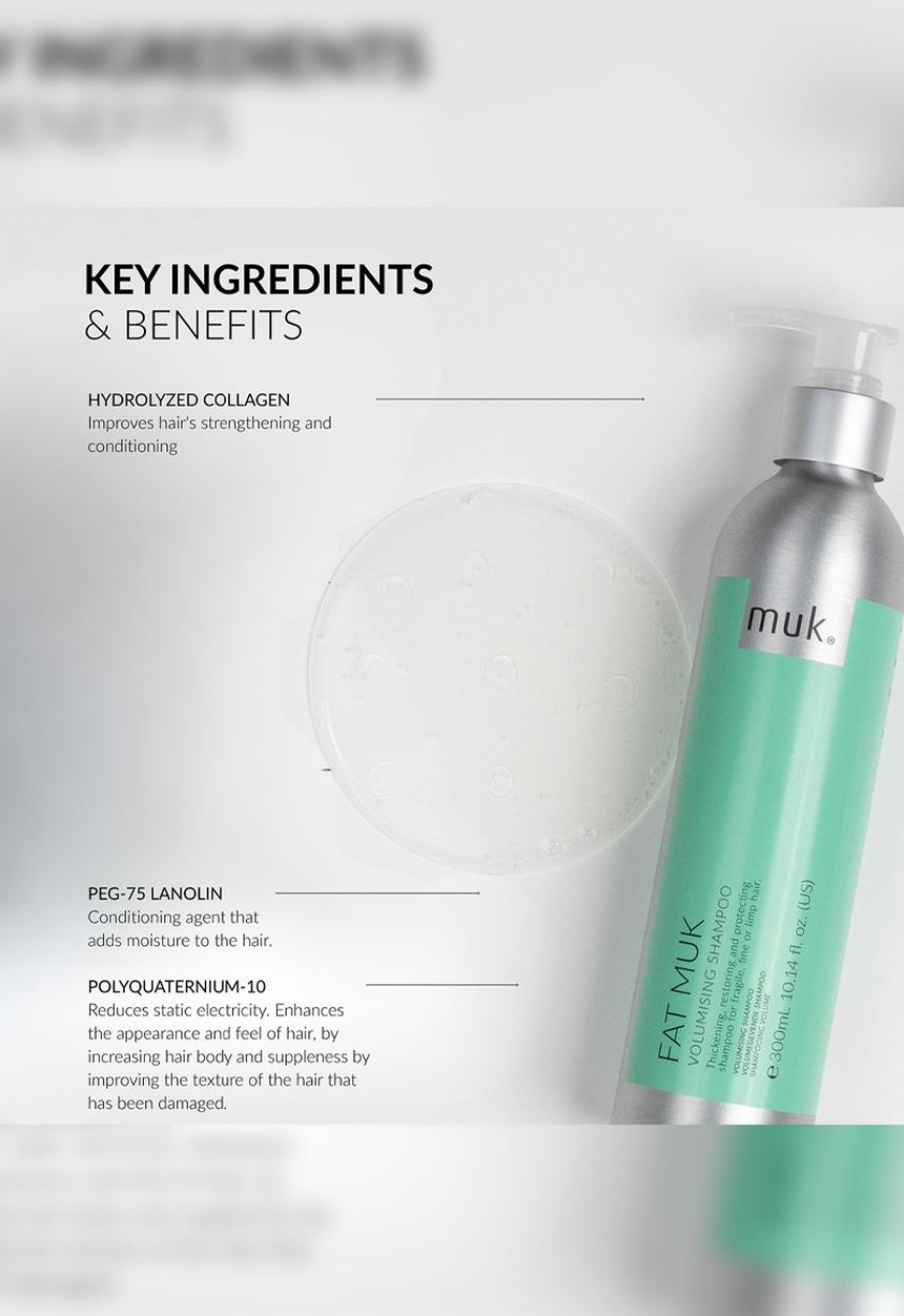 MUK Haircare - Fat Volumising Shampoo - 300ml