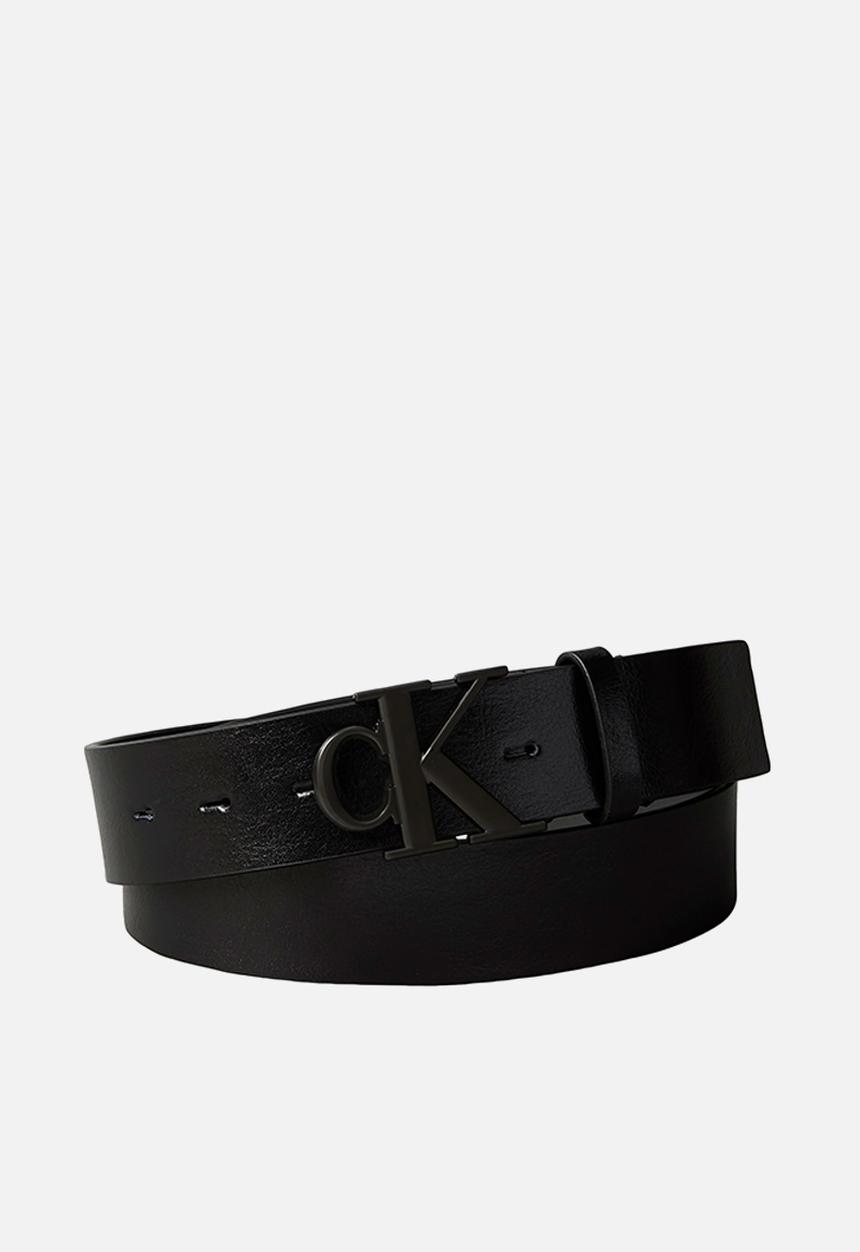 Calvin Klein - Ck Buckle Tumbled 35Mm - Black/Matte Black