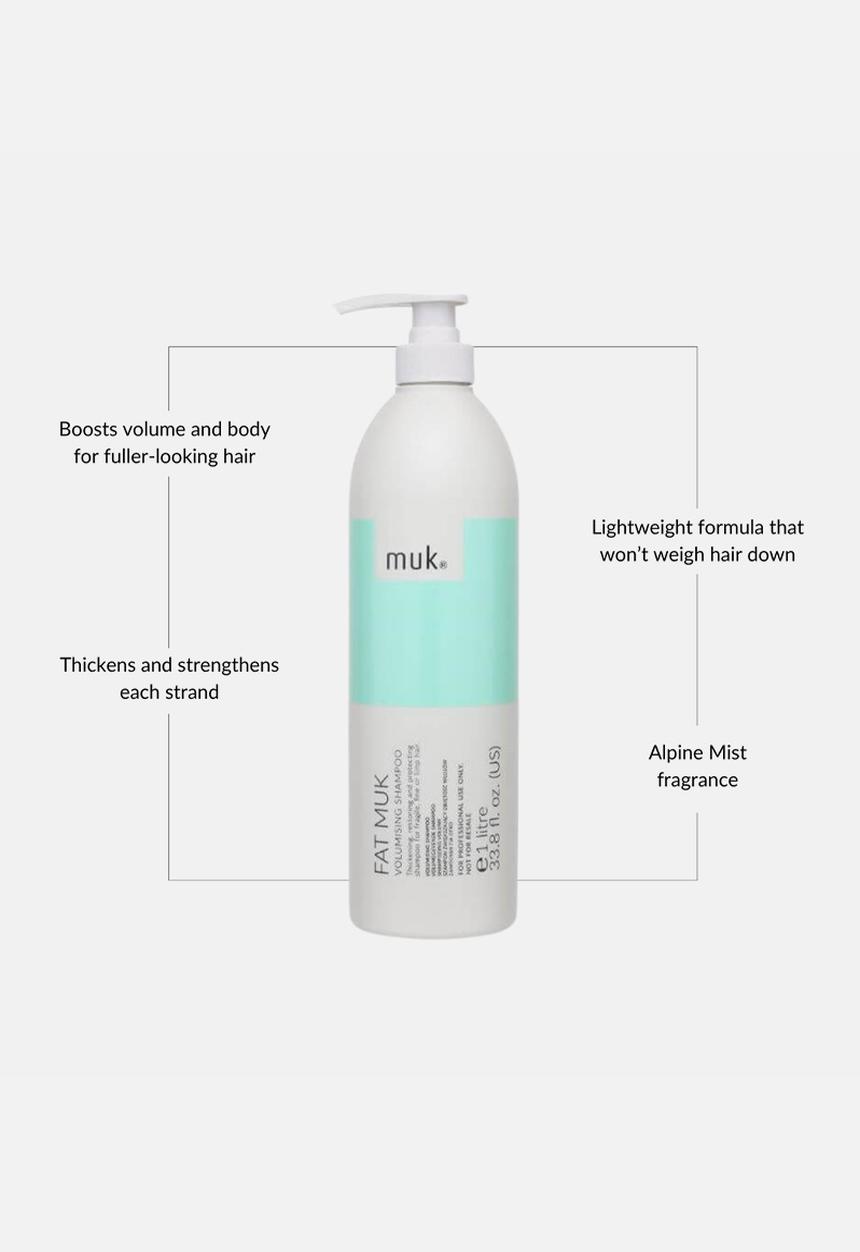 MUK Haircare - Fat muk Volumising Shampoo - 1 Litre