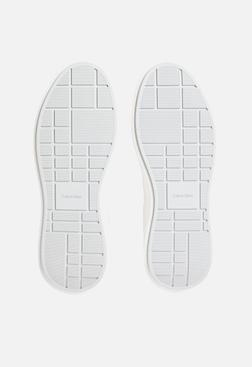 Calvin Klein - Chunky Cupsole Lace Up - Bright White/Silver