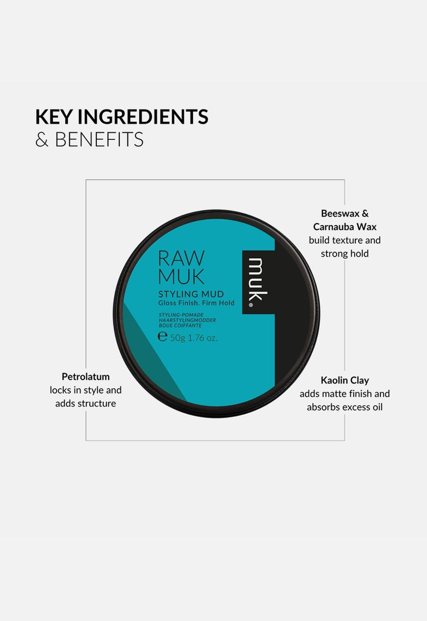 MUK Haircare - Raw Styling Mud - 50g