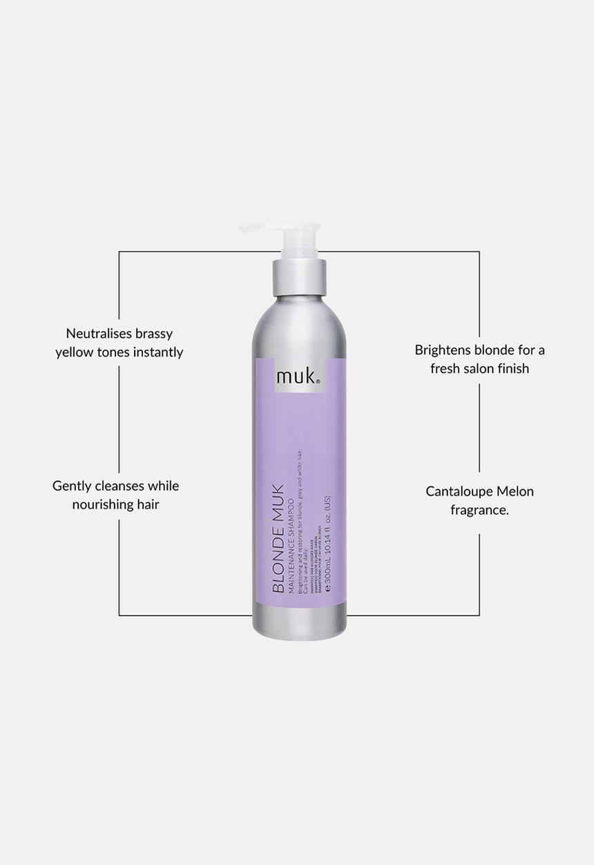 MUK Haircare - Blonde Toning Shampoo - 300ml