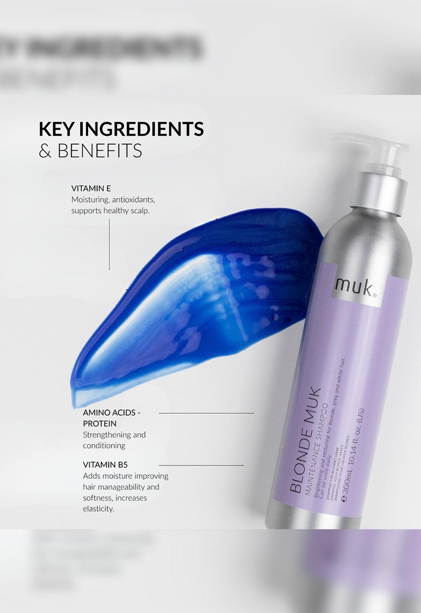 MUK Haircare - Blonde Toning Shampoo - 300ml