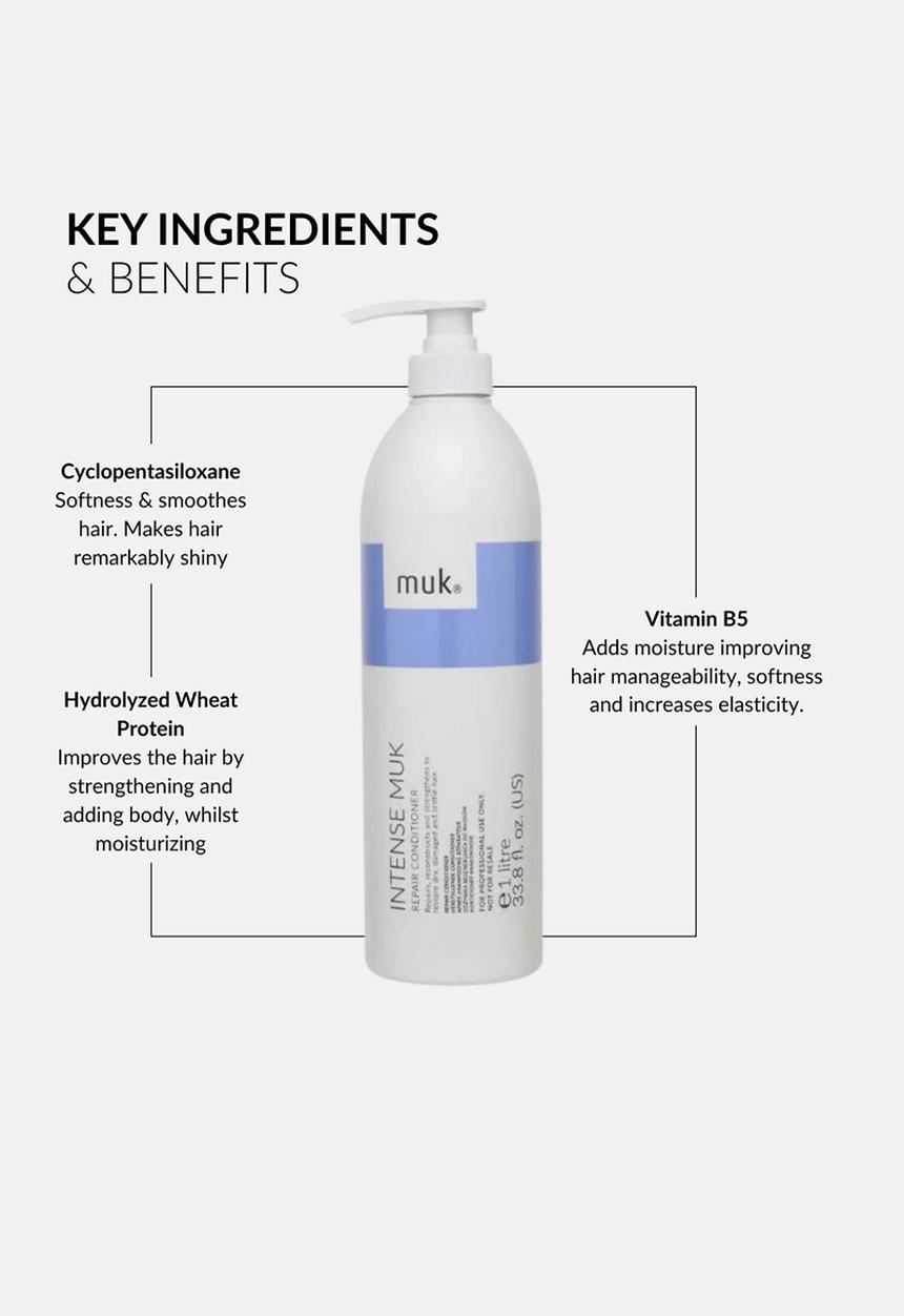 MUK Haircare - Intense muk Repair Conditioner - 1 Litre