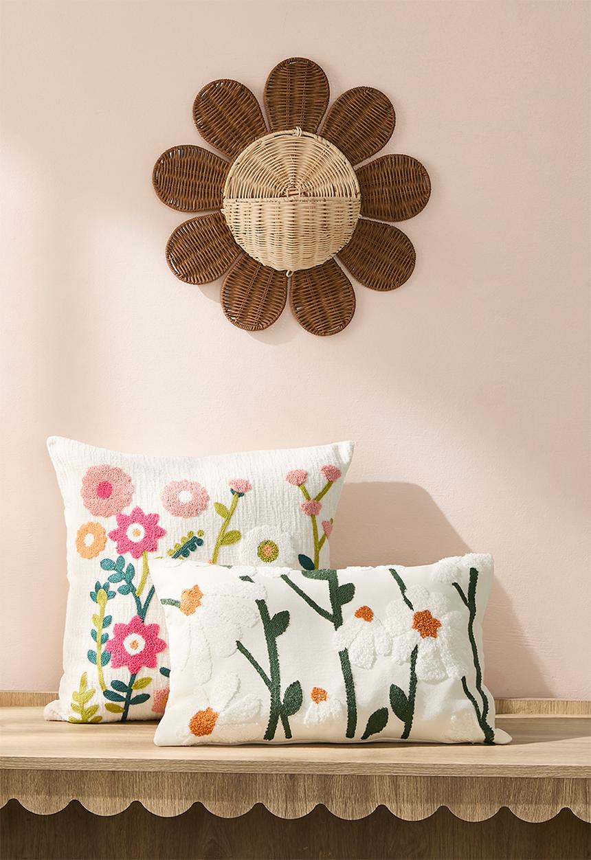 Pop Candy - Daisy wall basket - natural