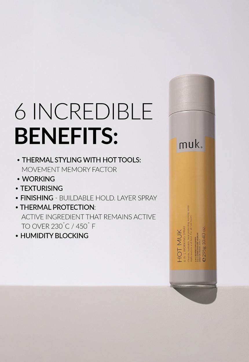 MUK Haircare - 6 in 1 working spray - 295g