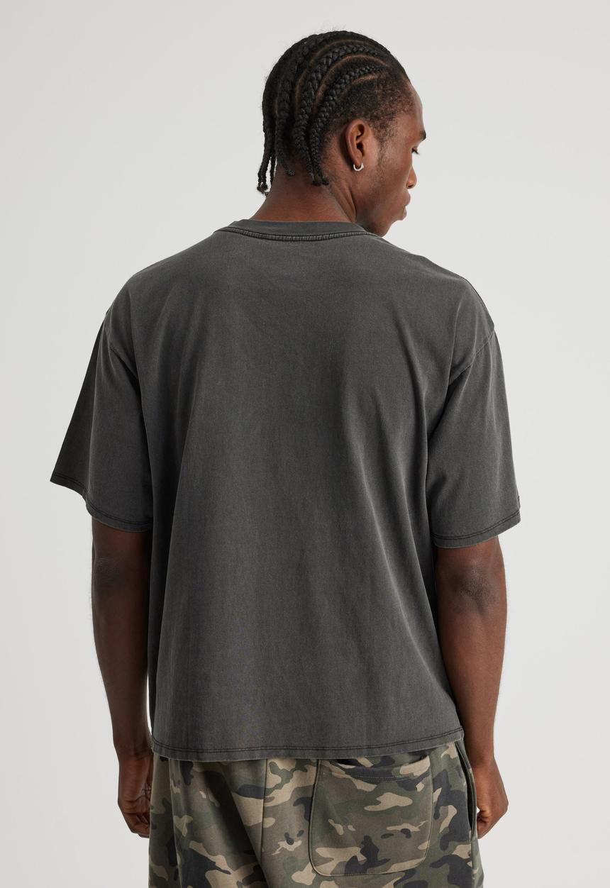Factorie - Notion Vintage Graphic Tshirt - Ntn Washed Black/Ntn Locked