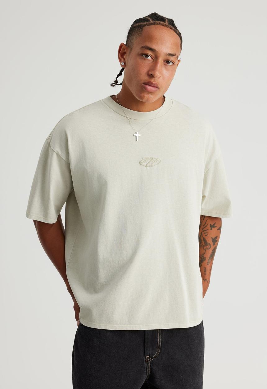 Factorie - Notion Vintage Graphic Tshirt - Ntn Washed Pebble/Ntn Locked