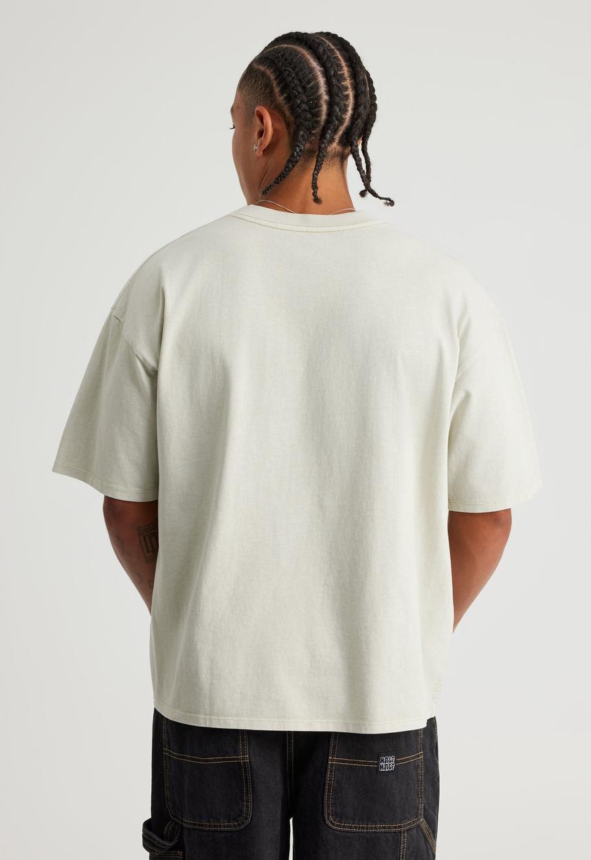 Factorie - Notion Vintage Graphic Tshirt - Ntn Washed Pebble/Ntn Locked