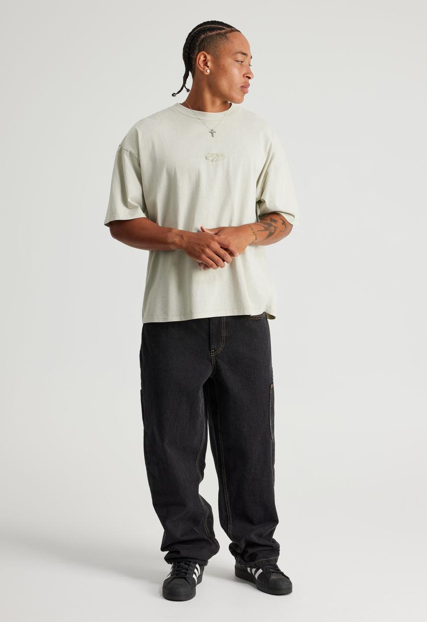 Factorie - Notion Vintage Graphic Tshirt - Ntn Washed Pebble/Ntn Locked