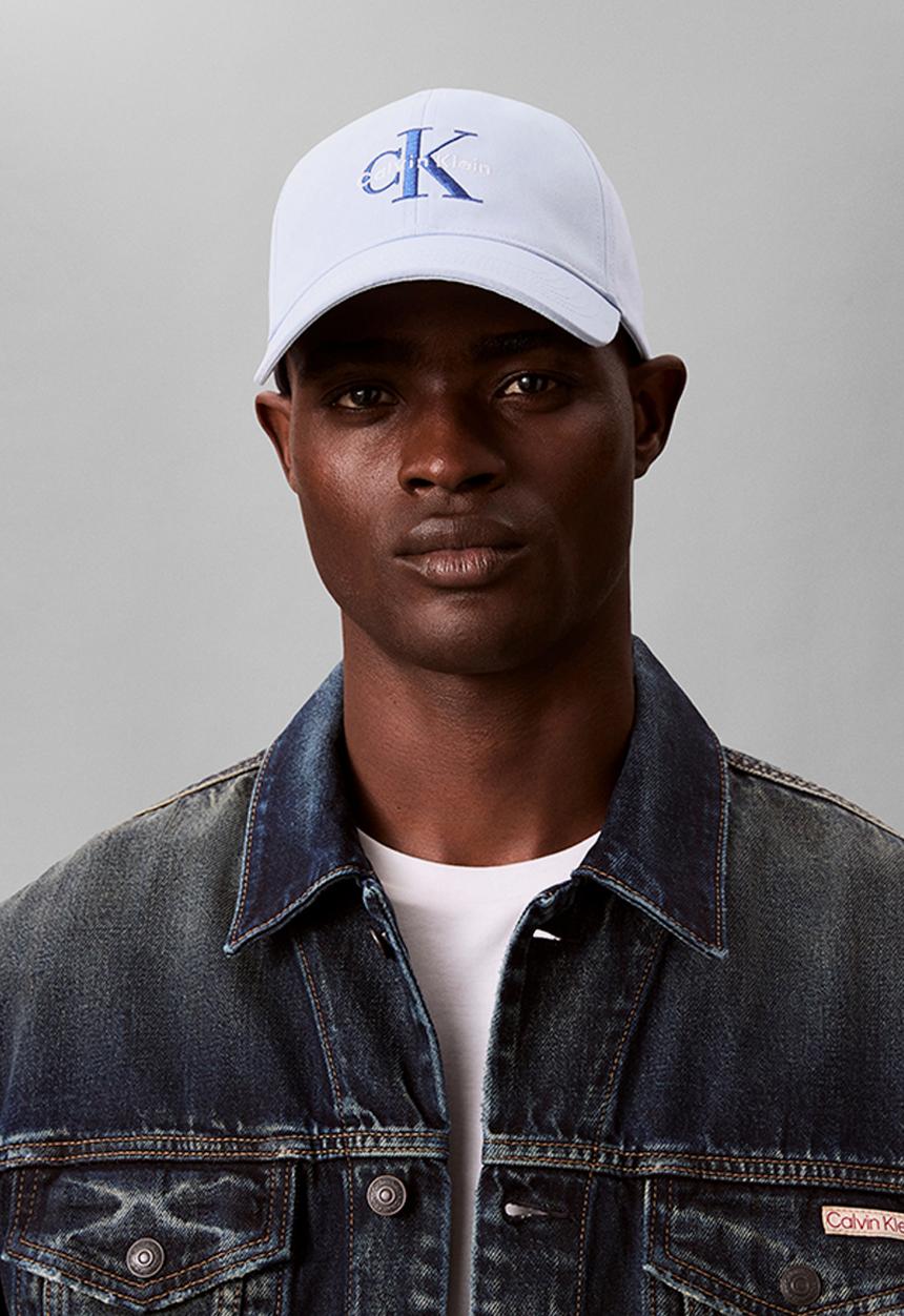 Calvin Klein - Monologo Embroidery Baseball Cap - Casual Blue