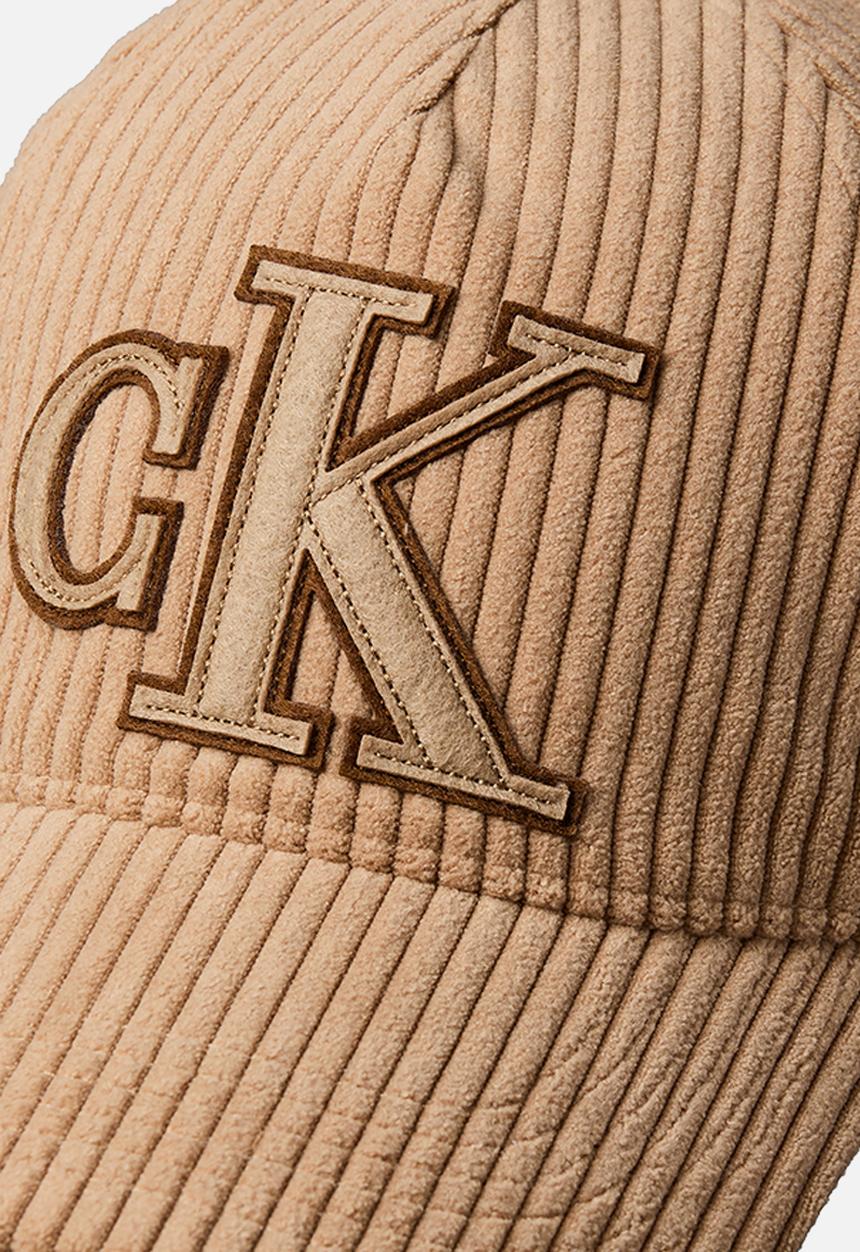 Calvin Klein - Felt Monogram Patch Cap - Tigers Eye