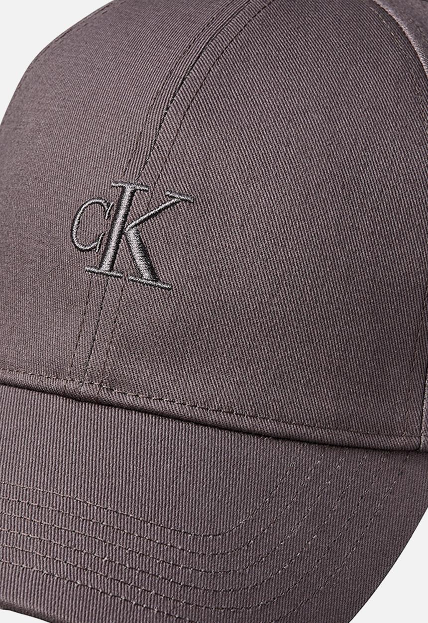 Calvin Klein - Denim Emblem Burnout W Patch Cap - Charcoal Gray