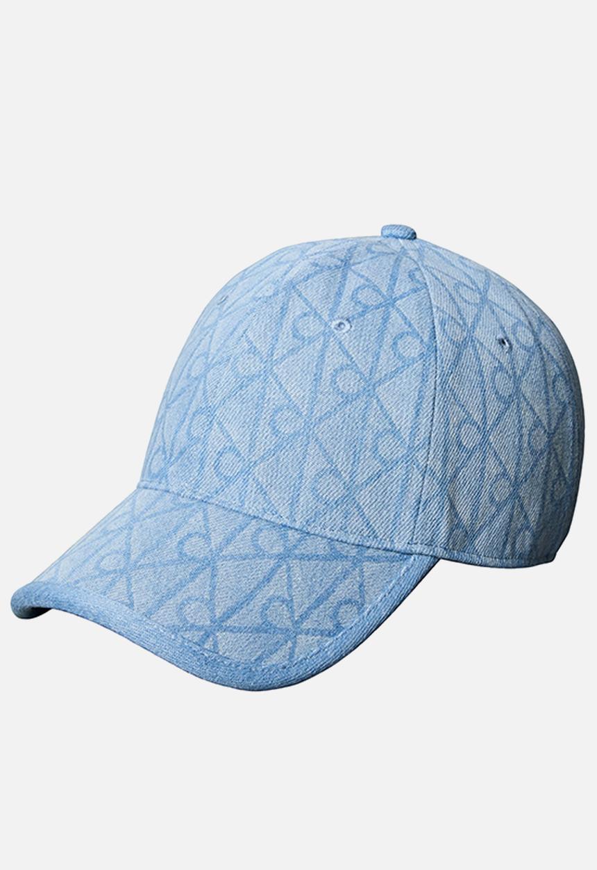 Calvin Klein - Denim Emblem Burnout W Patch Cap - Vintage Denim