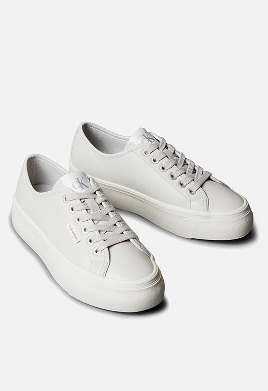 Calvin Klein - Vulc Flatf Lace Up - Moonstruck/Dk Ecru