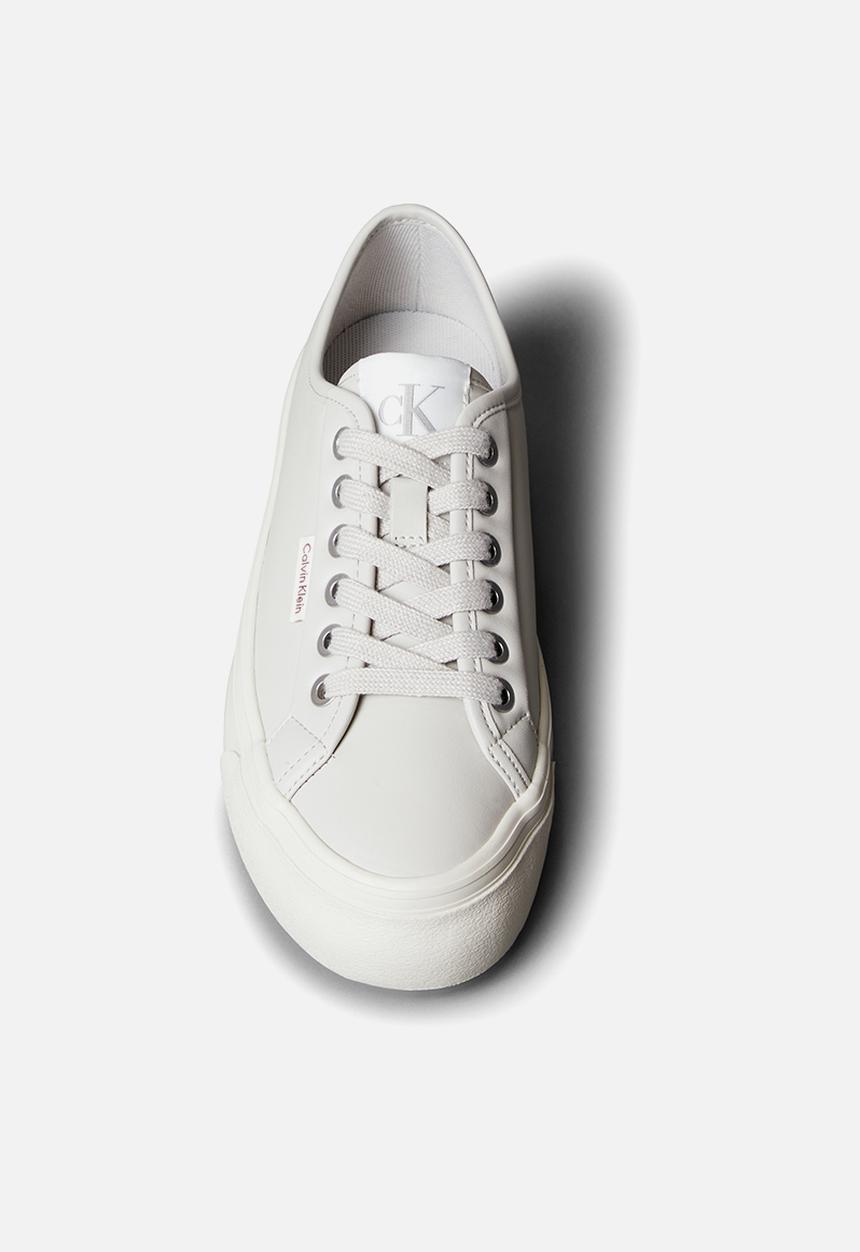 Calvin Klein - Vulc Flatf Lace Up - Moonstruck/Dk Ecru