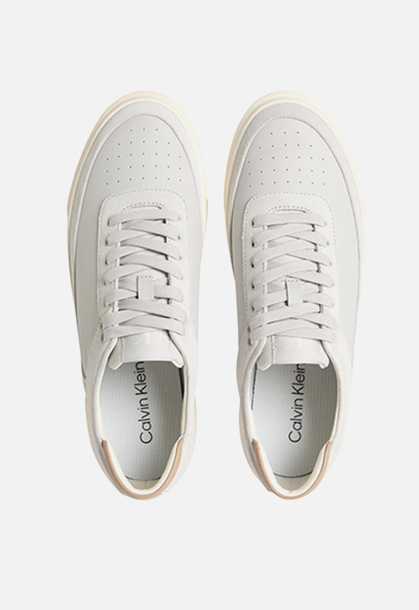 Calvin Klein - Basket Cupsole Laceup - Oyster Mushroom/Travertine