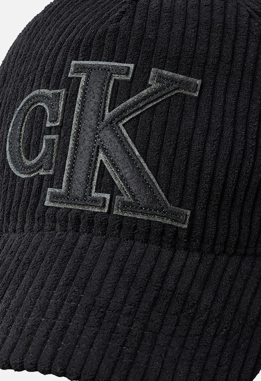 Calvin Klein - Felt Monogram Patch Cap - Black