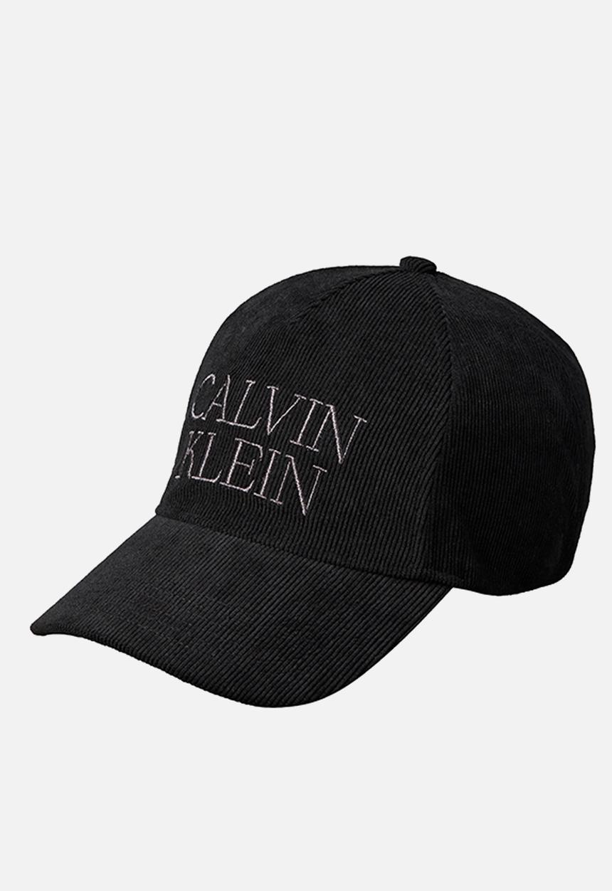 Calvin Klein - Corduroy Graphic 5 Panel Cap - Black