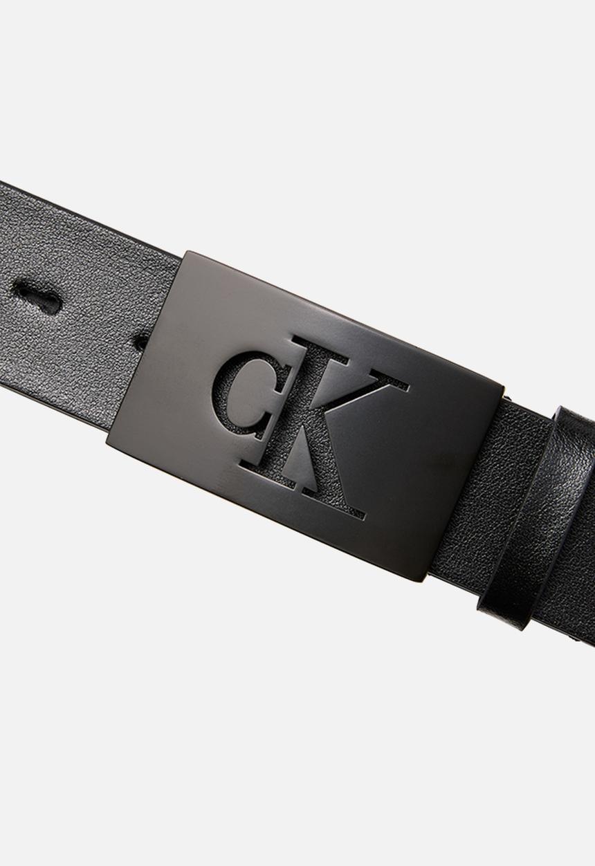 Calvin Klein - Ck Plaque Smooth 35Mm - Black/Matte Black