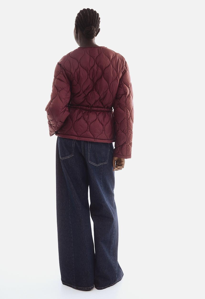 H&M - Quilted jacket - burgundy