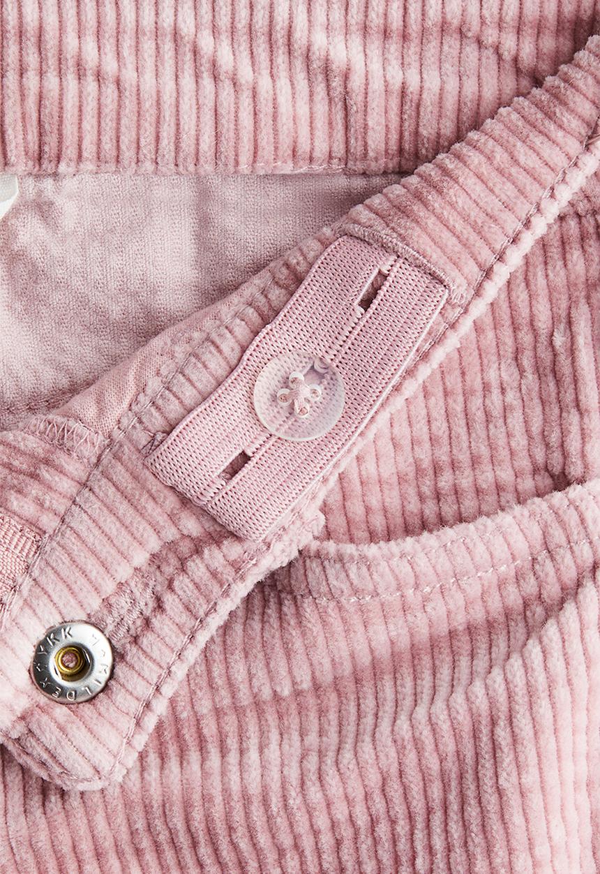 H&M - Wide cotton corduroy trousers - pink