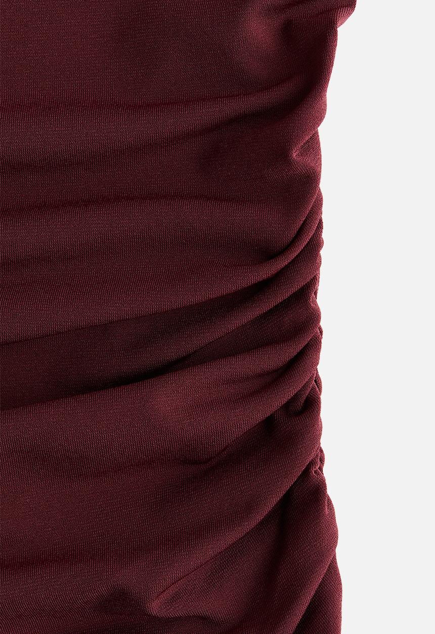 H&M - Draped top - burgundy