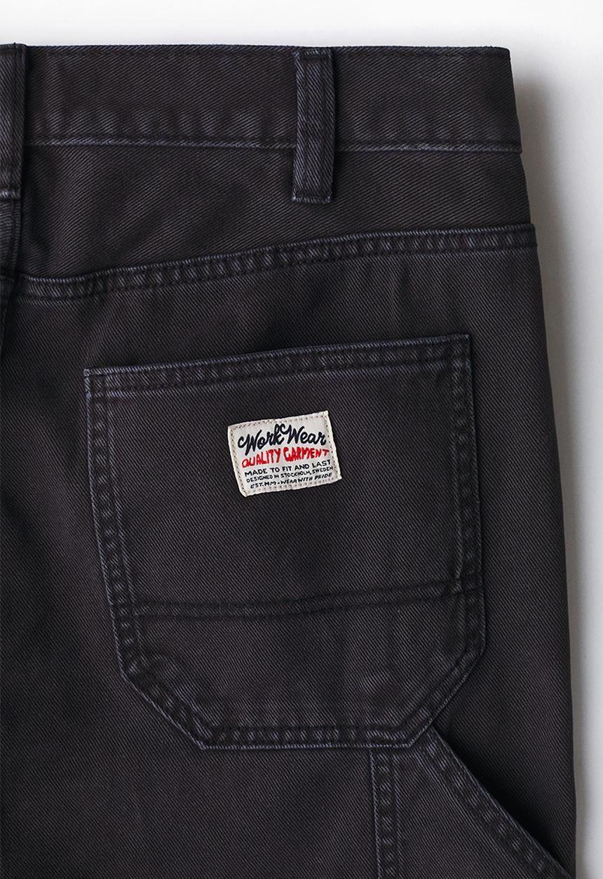 H&M - Relaxed fit worker trousers - black