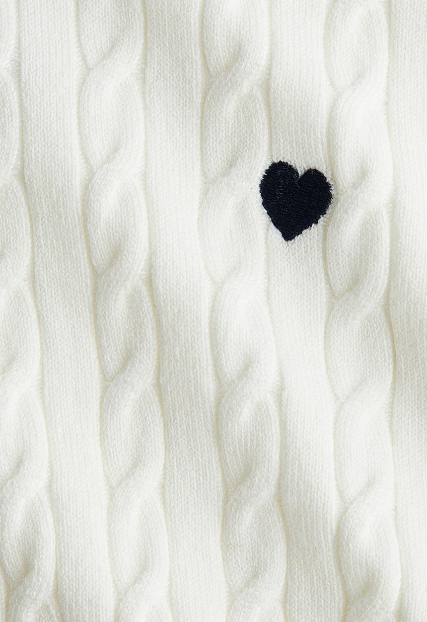 H&M - Cable-knit jumper - white