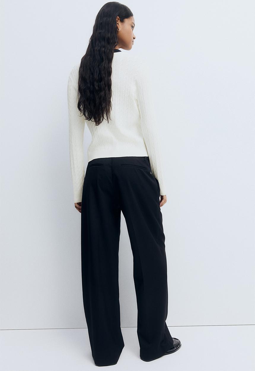 H&M - Cable-knit jumper - white