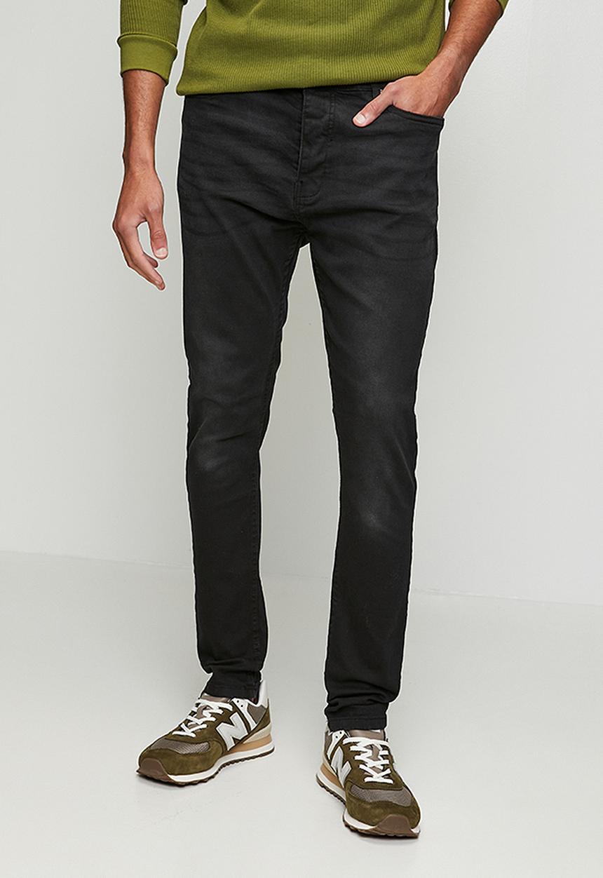 Brave Soul - Denim Skinny Fit Jean - Charcoal Reg Length