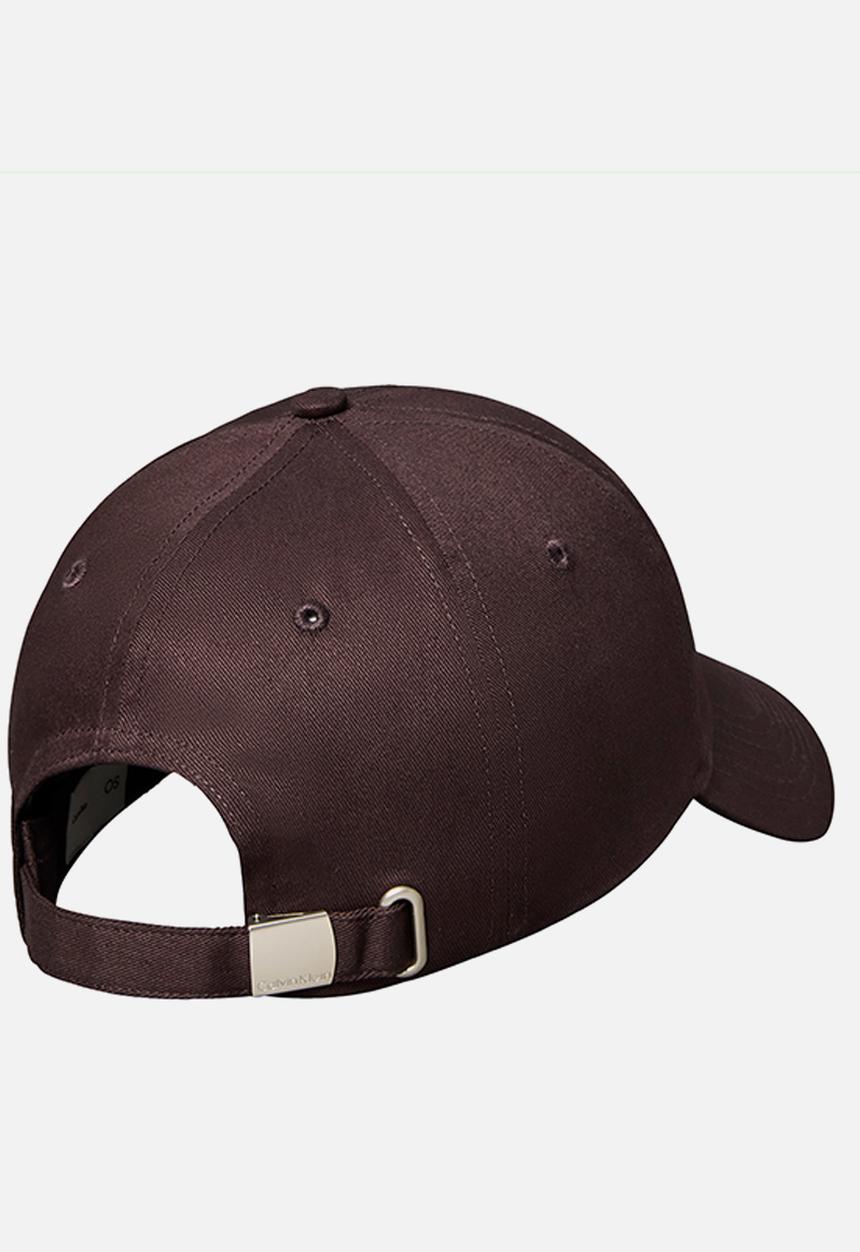 Calvin Klein - Monologo Embroidery Baseball Cap - Rich Brown