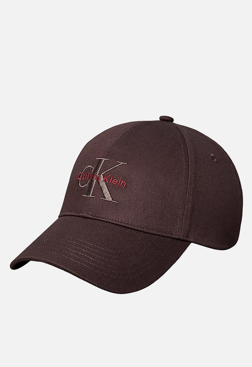 Calvin Klein - Monologo Embroidery Baseball Cap - Rich Brown