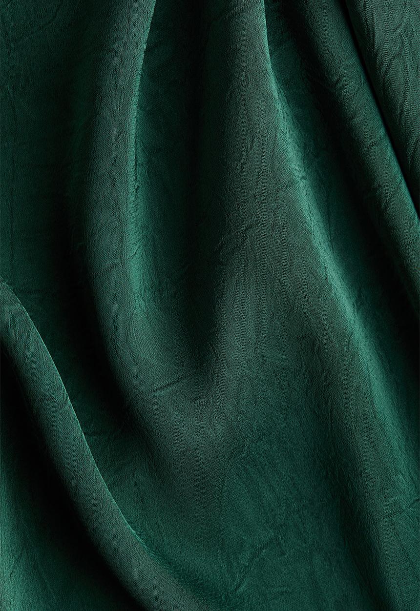 H&M - Draped dress - dark green