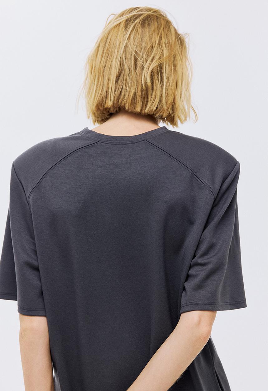 H&M - Modal-blend top - dark grey